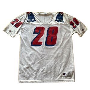 Vintage 90s Champion Curtis Martin New England Patriots Jersey 80s 48 L XL Brady
